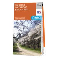 Wandelkaart - Topografische kaart 160 OS Explorer Map Windsor, Weybrid