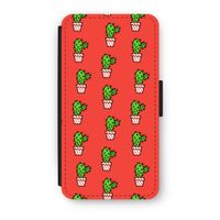 Mini cactus: iPhone XS Flip Hoesje - thumbnail