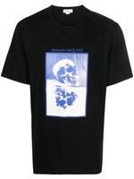 Alexander McQueen t-shirt en coton à imprimé graphique - Noir - thumbnail