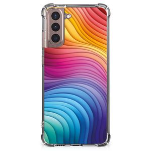 Shockproof Case voor Samsung Galaxy S21 Plus Regenboog