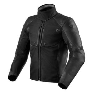 REV'IT! Valve H2O Jacket, Leren motorjas, Zwart