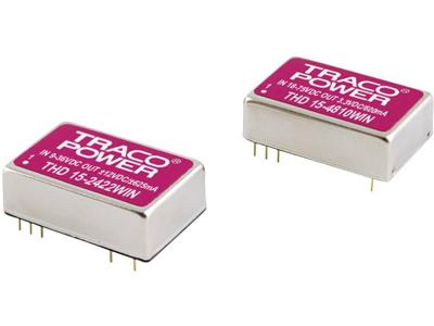 TracoPower THN 15-2410WI DC/DC-converter, print 24 V/DC 3.3 V/DC 4 A 15 W Aantal uitgangen: 1 x TracoPower THN 15-2410WI DC/DC-converter, print 24 V/DC 3.3 V/DC 4 A 15 W Aantal uitgangen: 1 x