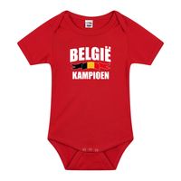 Rood fan romper / kleding Belgie kampioen EK/ WK voor babys 92 (18-24 maanden)  -