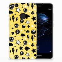 Silicone Back Case Huawei P10 Lite Punk Geel