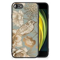 Bloemen Hoesje voor iPhone SE 2022 | SE 2020 | 7/8 Vintage Bird Flowers