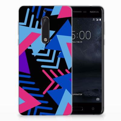 Nokia 5 TPU Hoesje Funky Triangle Nokia 5 TPU Hoesje Funky Triangle