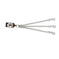 GLORIA 8432288122273 Koppelingsaanhanger 3 honden, Plateado, 250 g