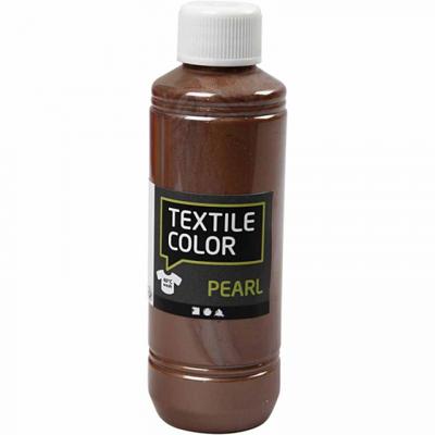 Creotime textielverf Pearl 250 ml bruin Creotime textielverf Pearl 250 ml bruin