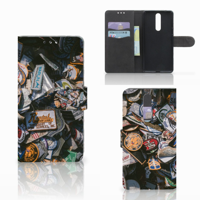 Nokia 8 Telefoonhoesje met foto Badges