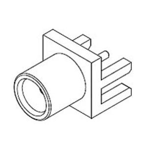 Molex 734152740 MCX-connector Bus, recht 75 Ω 1 stuk(s) Bulk