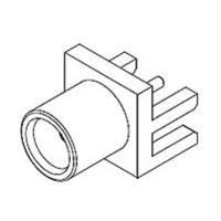 Molex 734152740 MCX-connector Bus, recht 75 Ω 1 stuk(s) Bulk - thumbnail