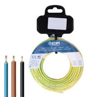 EDM 28503 kabelrol, flexibel, halogeenvrij, tweekleurig, 4 mm, 25 m, tweekleurig