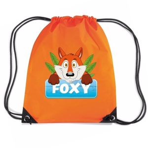 Foxy de Vos rugtas / gymtas oranje voor kinderen