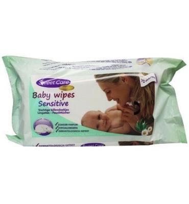 Sweetcare Sweetcare Babydoekjes Sensitive (72st)