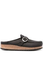 Birkenstock mocassins Buckley en cuir - Noir