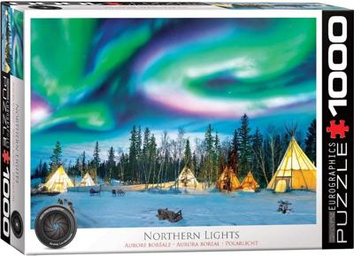 Northern Lights - Yellowknife Puzzel 1000 Stukjes Northern Lights - Yellowknife Puzzel 1000 Stukjes