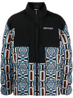 Marcelo Burlon County of Milan veste matelassée à imprimé géométrique - Noir