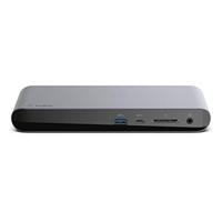 Belkin Thunderbolt 3-dock Pro met Thunderbolt 3-kabel van 0,8 m (Thunderbolt-dock voor macOS en Windows) Twee 4K 60Hz-displays, gegevensoverdracht met 40 Gbps, upstream opladen met 85 W