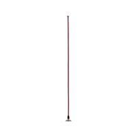 Paulmann 50386 hanglamp Neordic Eldar max. 60 Watt hanglamp rood, nikkel geborsteld plafondlamp metaal hanglamp E27