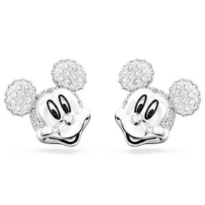 Swarovski 5668781 Oorknoppen Disney Mickey Mouse zilverkleurig-wit 17 mm