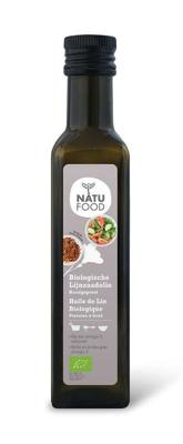 Natufood Lijnzaadolie koud eko bio (250 ml)