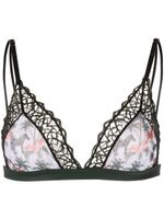 Dolci Follie soutien-gorge triangle Zebra - Noir