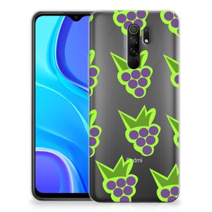 Xiaomi Redmi 9 Siliconen Case Druiven