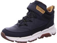 Geox Jongens J Flexyper Plus Boy enkellaars, Black Dk Geel, 35 EU