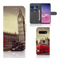 Samsung Galaxy S10 Plus Flip Cover Londen - thumbnail