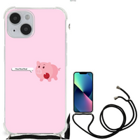 iPhone 14 Stevig Bumper Hoesje Pig Mud