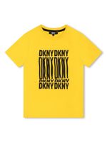 Dkny Kids t-shirt en coton à logo imprimé - Jaune - thumbnail