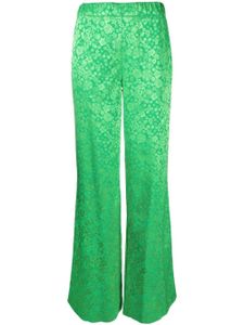 P.A.R.O.S.H. pantalon ample à fleurs - Vert