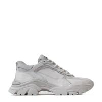 Bronx Tayke-over leren chunky sneakers off white