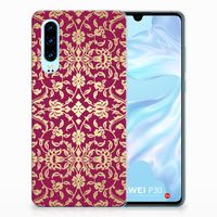 Siliconen Hoesje Huawei P30 Barok Pink - thumbnail