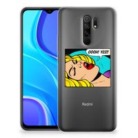 Xiaomi Redmi 9 Silicone Back Cover Popart Oh Yes - thumbnail