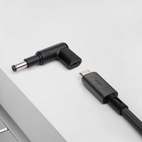 Akyga AK-ND-C13 tussenstuk voor kabels USB-C 4.8 x 1.7 mm Zwart - thumbnail