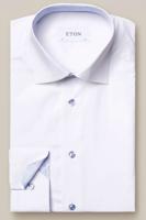 ETON Slim Fit Overhemd wit, Effen - thumbnail