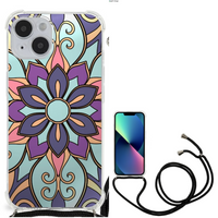 iPhone 14 Case Purple Flower