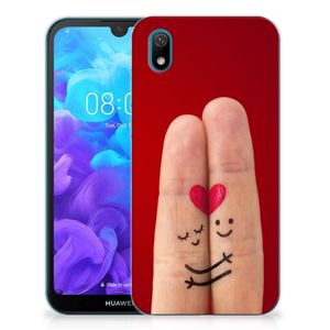 Huawei Y5 (2019) Silicone Back Cover Liefde - Origineel Romantisch Cadeau