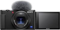 Sony ZV-1 Premium compacte camera (1 inch sensor, 24-70 mm F1.8-2.8, 4K video, oog-autofocus, kantelbaar display, voor foto's en video's)