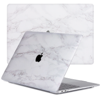 Lunso MacBook Air 13 inch M1 (2020) cover hoes - case - Marble Cosette - thumbnail