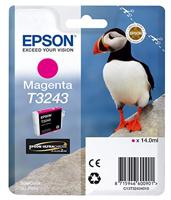 Epson C13T32434010 Inktcartridge, T3243 Original, magenta, eenheidsmaat