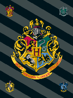 Harry Potter logo Fleece plaid 100 x 150 cm - thumbnail