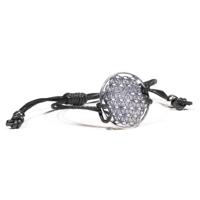 Armbandje Bloem des Levens Zwart