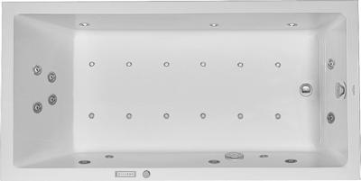 Duravit Starck Systeembad 301 liter Acryl 180x90 cm Wit