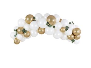 Ballonnenboog Set Goud/Wit (2m)