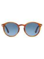 Persol lunettes de soleil à monture ronde - Marron - thumbnail