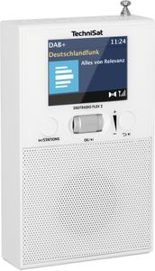 TechniSat DIGITRADIO FLEX 2 Stopcontactradio DAB+, VHF (FM) Bluetooth Incl. luidspreker, Wekfunctie Wit