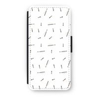 Hipster stripes: iPhone 8 Flip Hoesje - thumbnail