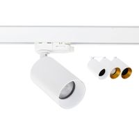 BS0053 LED 3-fase railspot Koker GU10 Wit - thumbnail